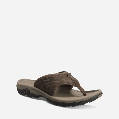 Teva Pajaro - Men's Teva Hiking Sandals - Coffee | India (PRMJ71680)